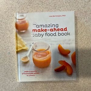 The ‘amazing make ahead baby food book’. Baby book.